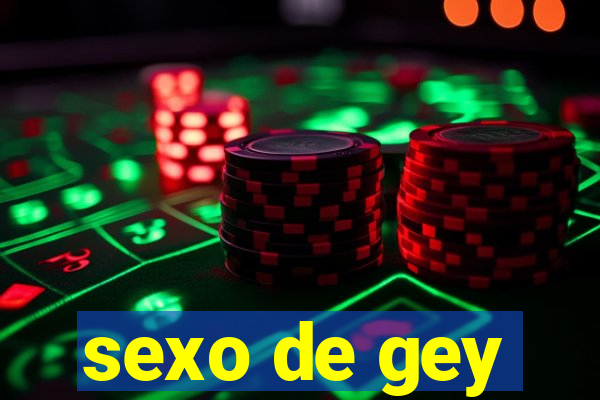 sexo de gey